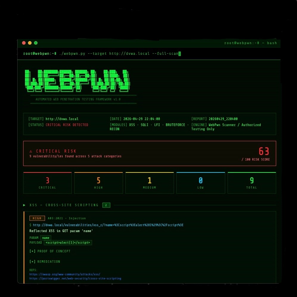 Web Pentest Framework